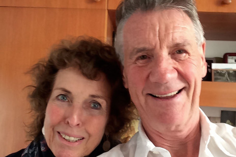 Michael Palin with wife Helen Gibbins