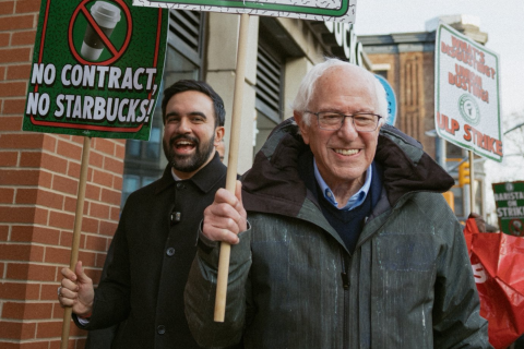 Zohran Mamdani, Bernie Sanders