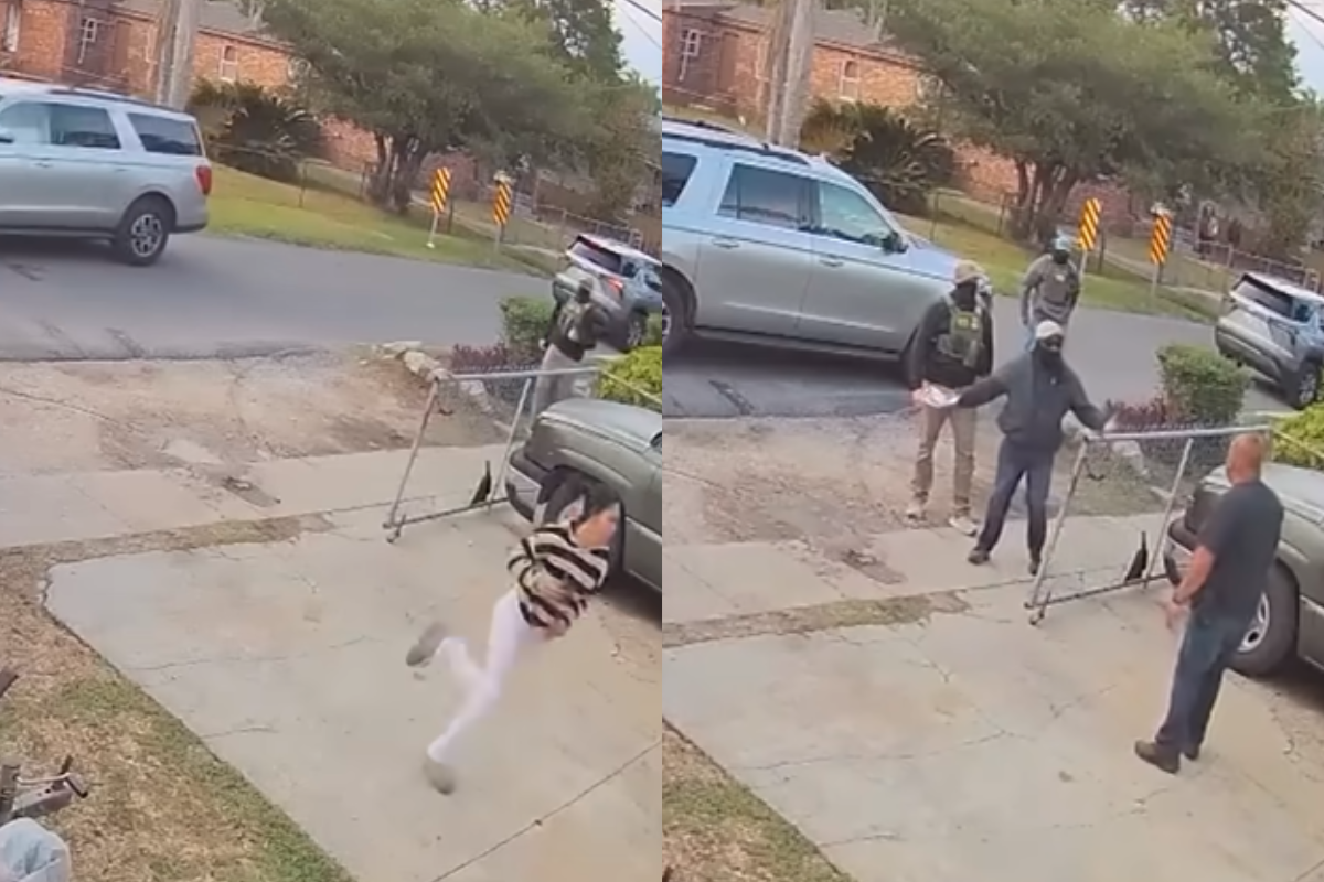 Masked ICE Agents Chase Woman to Her Home in New Orleans Suburb as Viral Video Sparks Kidnapping Fears