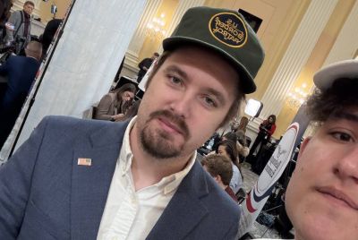 Nick Sortor with Social Media Influencer Shane Ginsberg