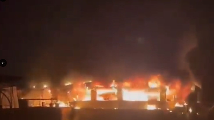 Fire in Goa night club