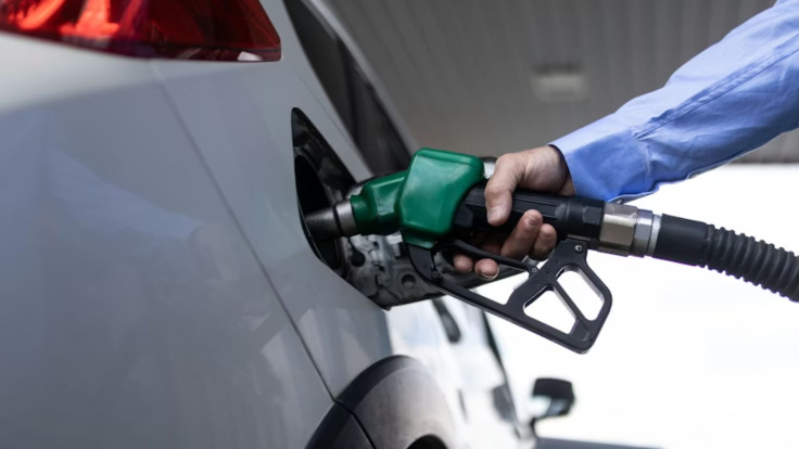 Filling up car with gasoline