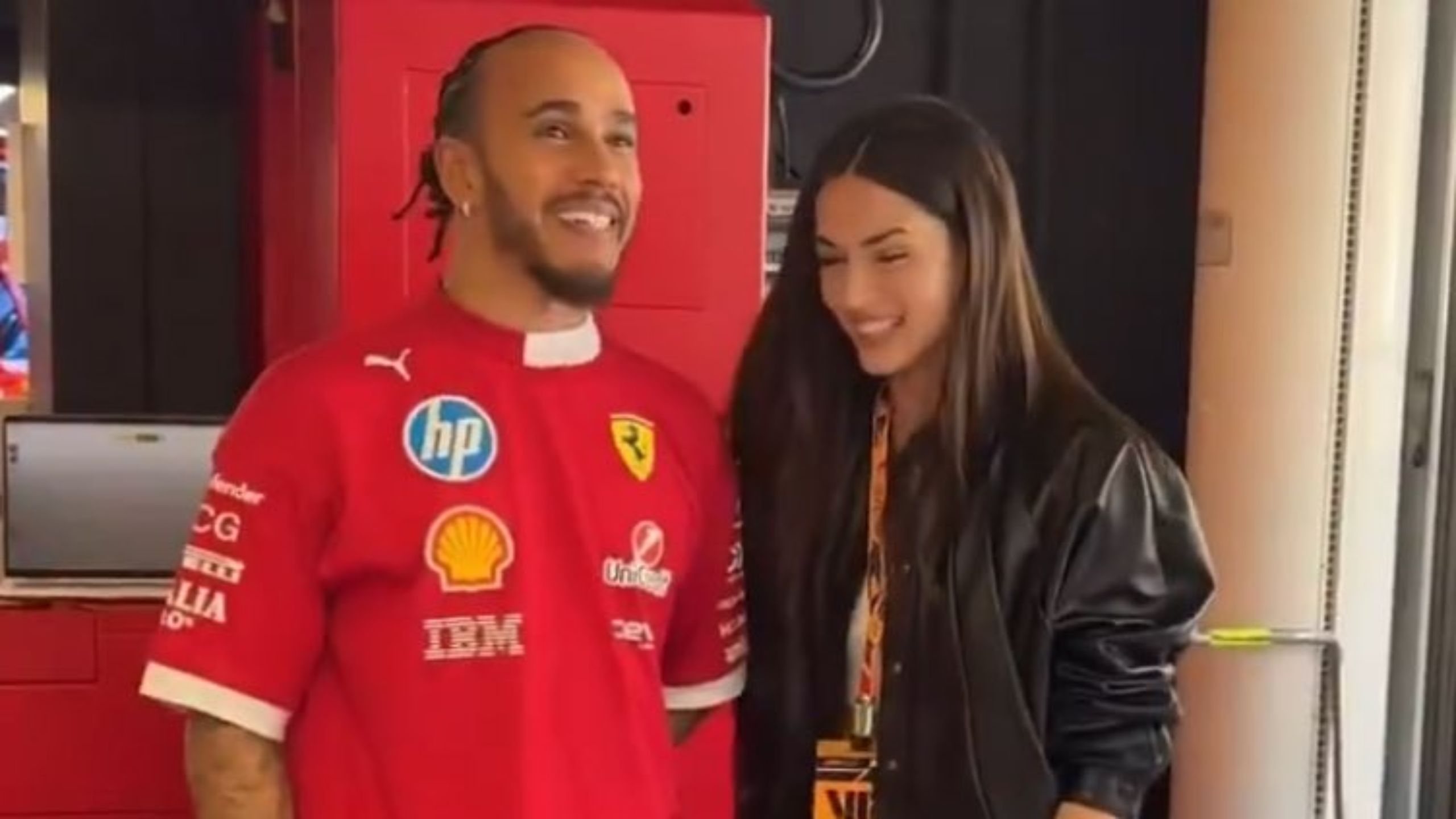 Fans Ship F1 Star Lewis Hamilton with Ana de Armas After Ferrari Garage Meeting Before Abu Dhabi Race | IBTimes UK