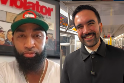 Zohran Mamdani and Mysonne Linen