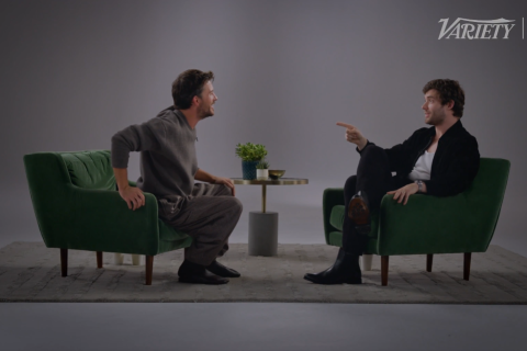 David Corenswet and Jonathan Bailey on Variety