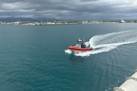 boat in the Caribbean