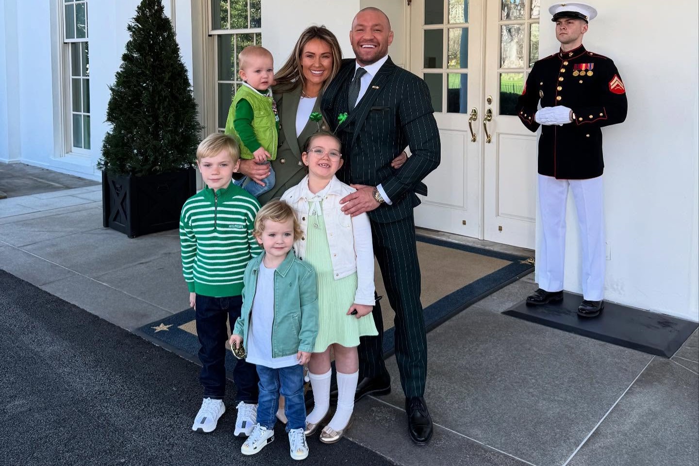 Conor McGregor and Dee Devlin Family