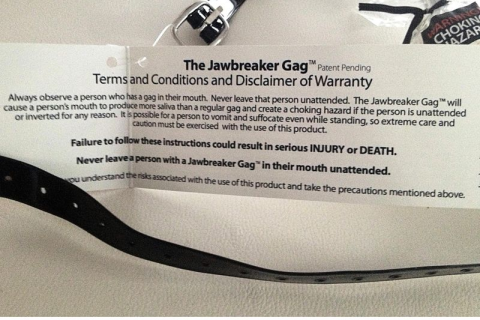 Jawbreaker Gag Sex Toy