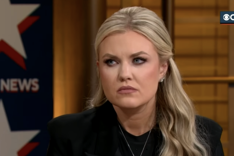 Erika Kirk During an Interview at CBS