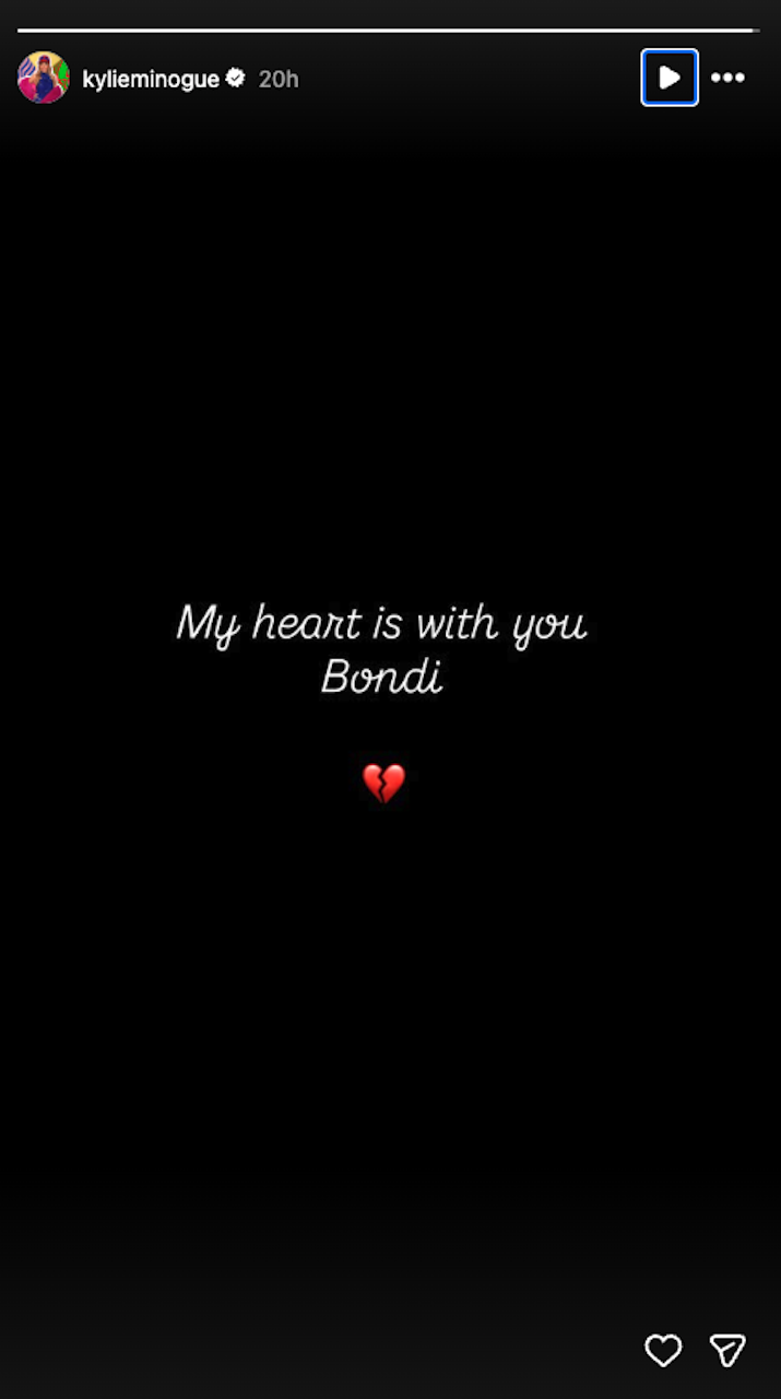 Kylie Minogue IG Story