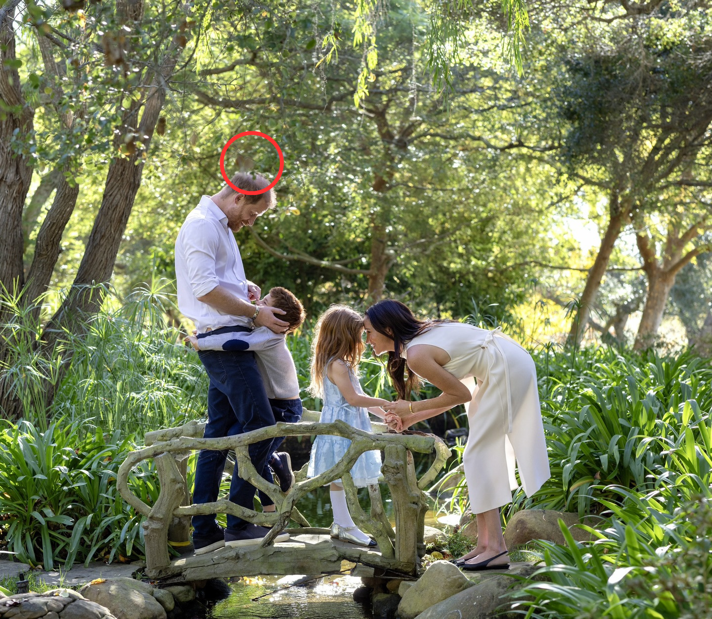 Netizens Mock Meghan Markle's 'Photoshopped' Holiday Photo As Prince Harry Appears To Be Missing Part Of His Head