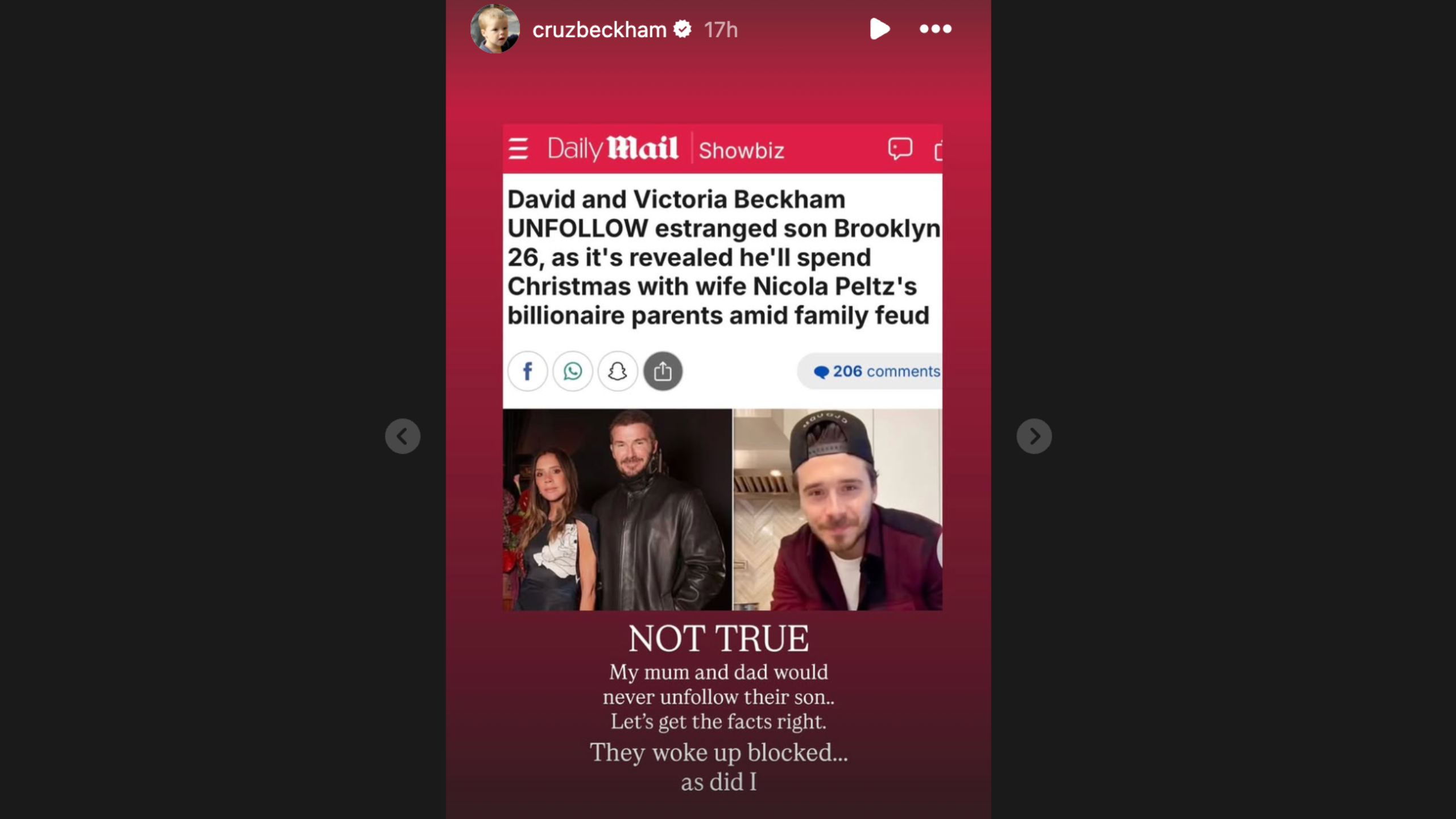 We've Got Nothing To Be Guilty Of' Victoria, David Beckham Send Pointed Message Amid Brooklyn Feud