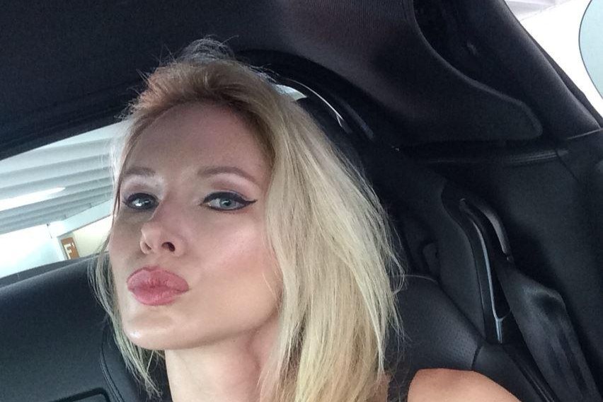 Tatyana Remley on a Car