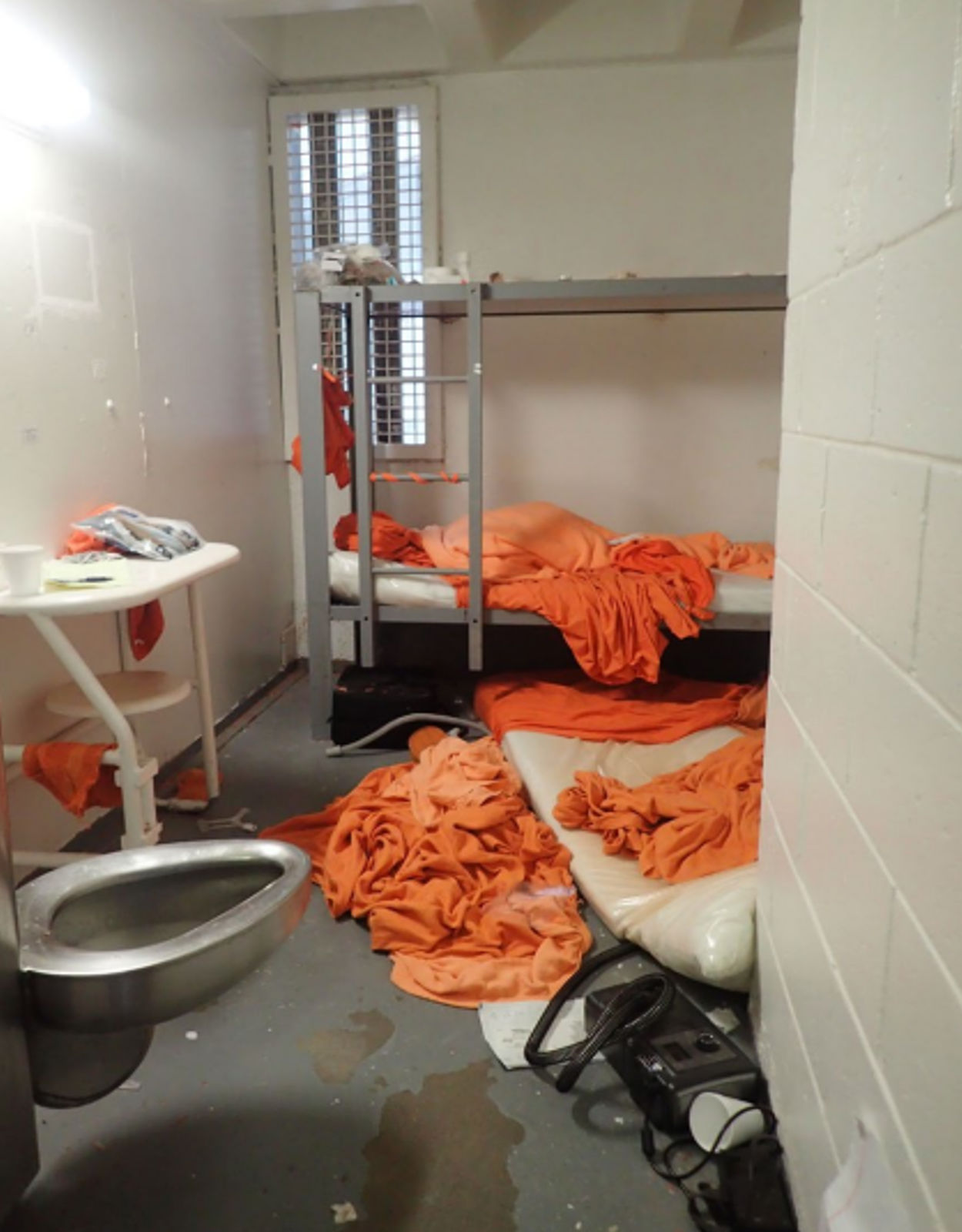Photograph of Epstein’s Cell After His Death