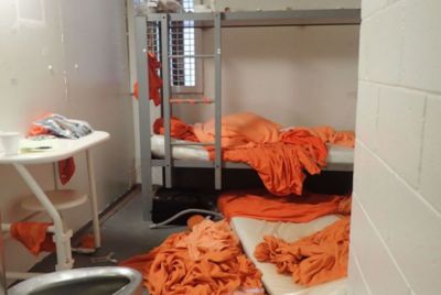 Photograph of Epstein’s Cell After His Death