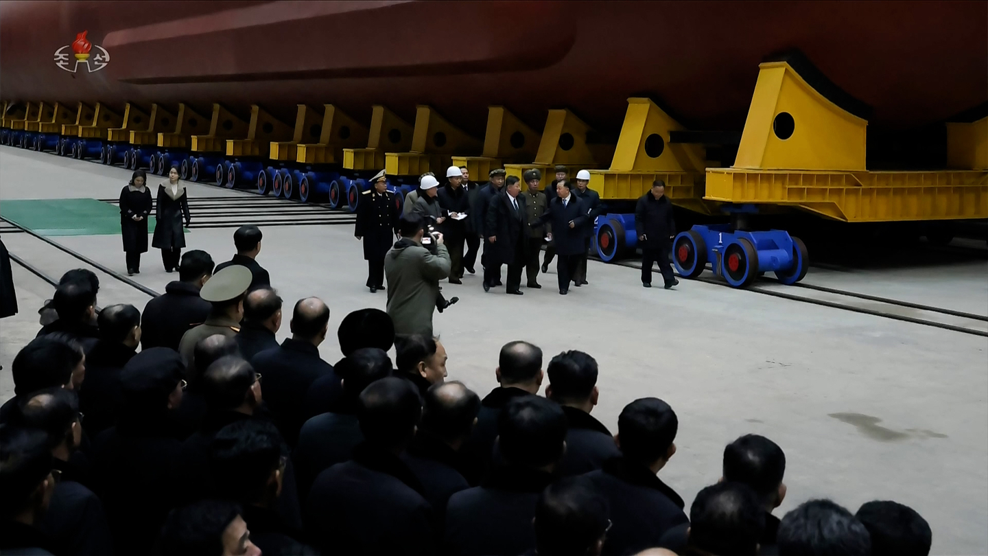 North Korea Releases Photos of Submarine Equipped with Nuclear Engine for Extended Underwater Travel