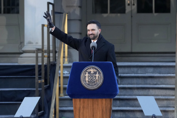 Zohran Mamdani at his Inaugural as NYC Mayor