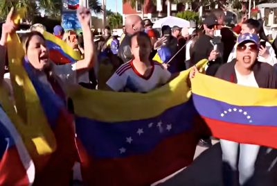 Venezuelans Celebrate