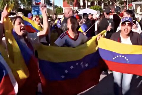 Venezuelans Celebrate