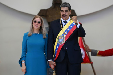Nicolas Maduro and Cilia Adela Flores de Maduro