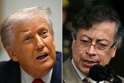 US President Trump and Colombian President Petro