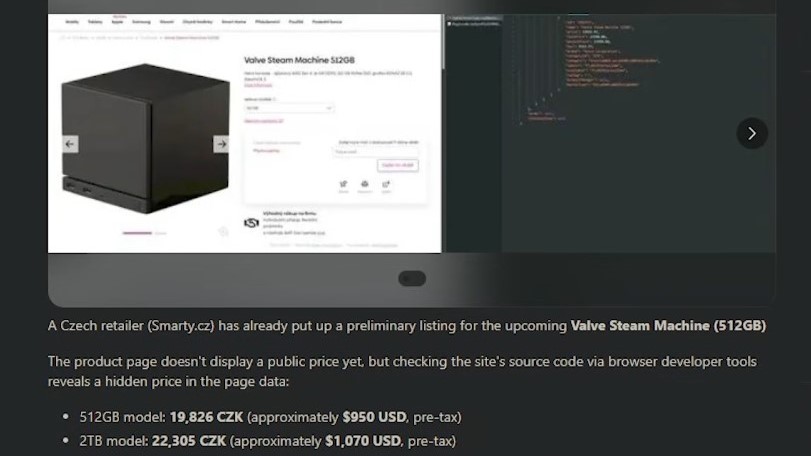 Steam Machine Price Leak From Czech Retailer Reignites the One Question Gamers Fear