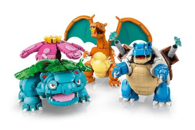 Venusaur, Charizard and Blastoise