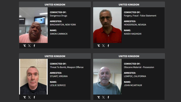 UK Citizens Named on US Homeland Security’s ‘Worst of the