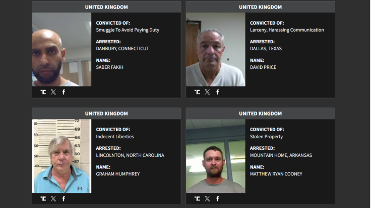 UK Citizens Named on US Homeland Security’s ‘Worst of the