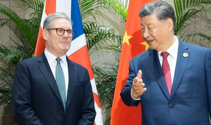 Keir Starmer with Xi Jinping