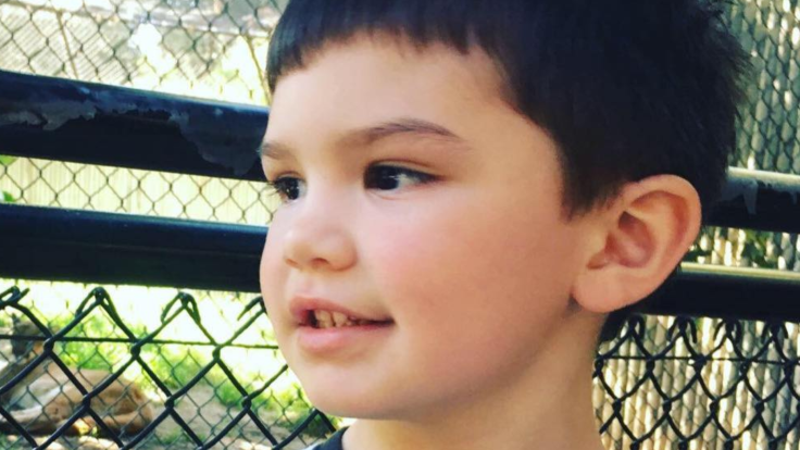 Six-year-old Aiden Leos who was shot in a road rage