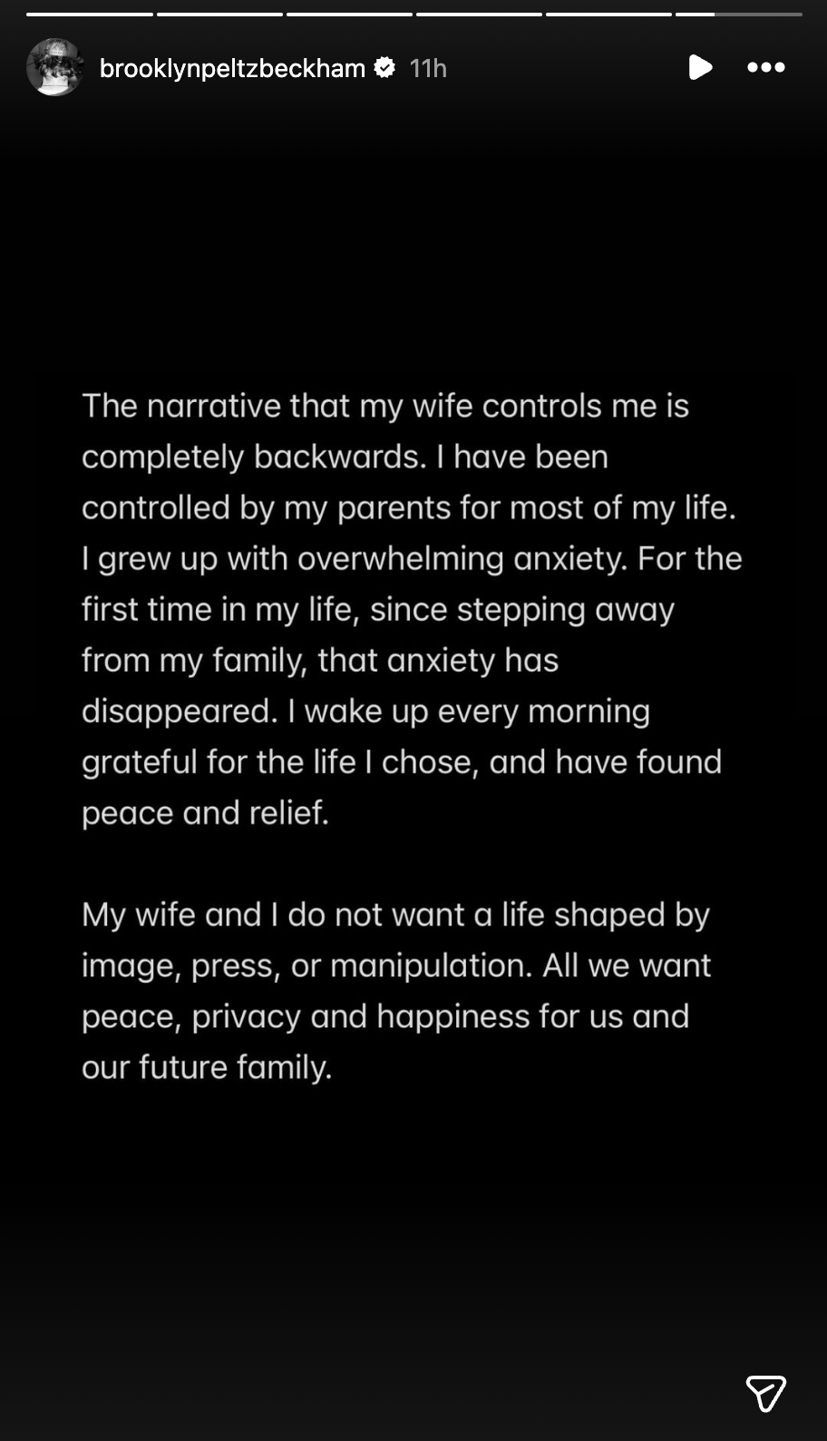 Brooklyn Beckham Stories 6