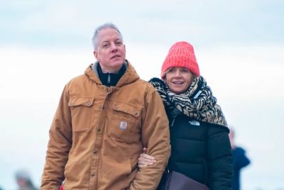 Mathieu Weekes with Zoe Ball