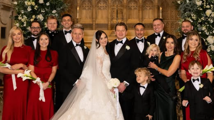 Holly Ramsay and Adam Peaty wedding