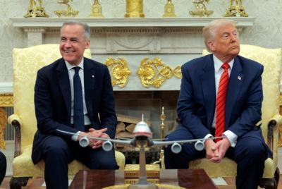 Mark Carney and Donald Trump