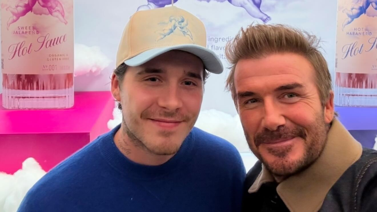 David and Brooklyn Beckham