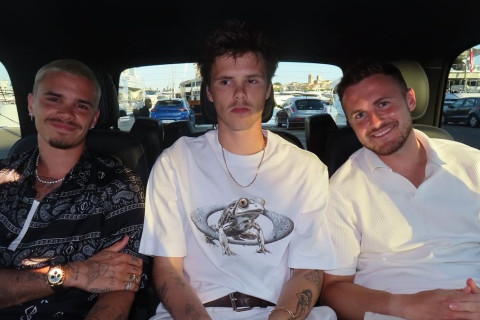 Romeo and Cruz Beckham