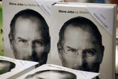 Copies of Steve Jobs' biography.