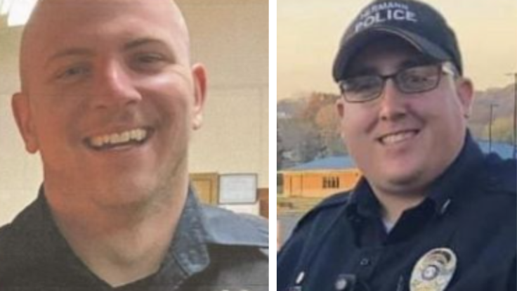 Officer Adam Sullentrup and Detective Sgt. Mason Griffith