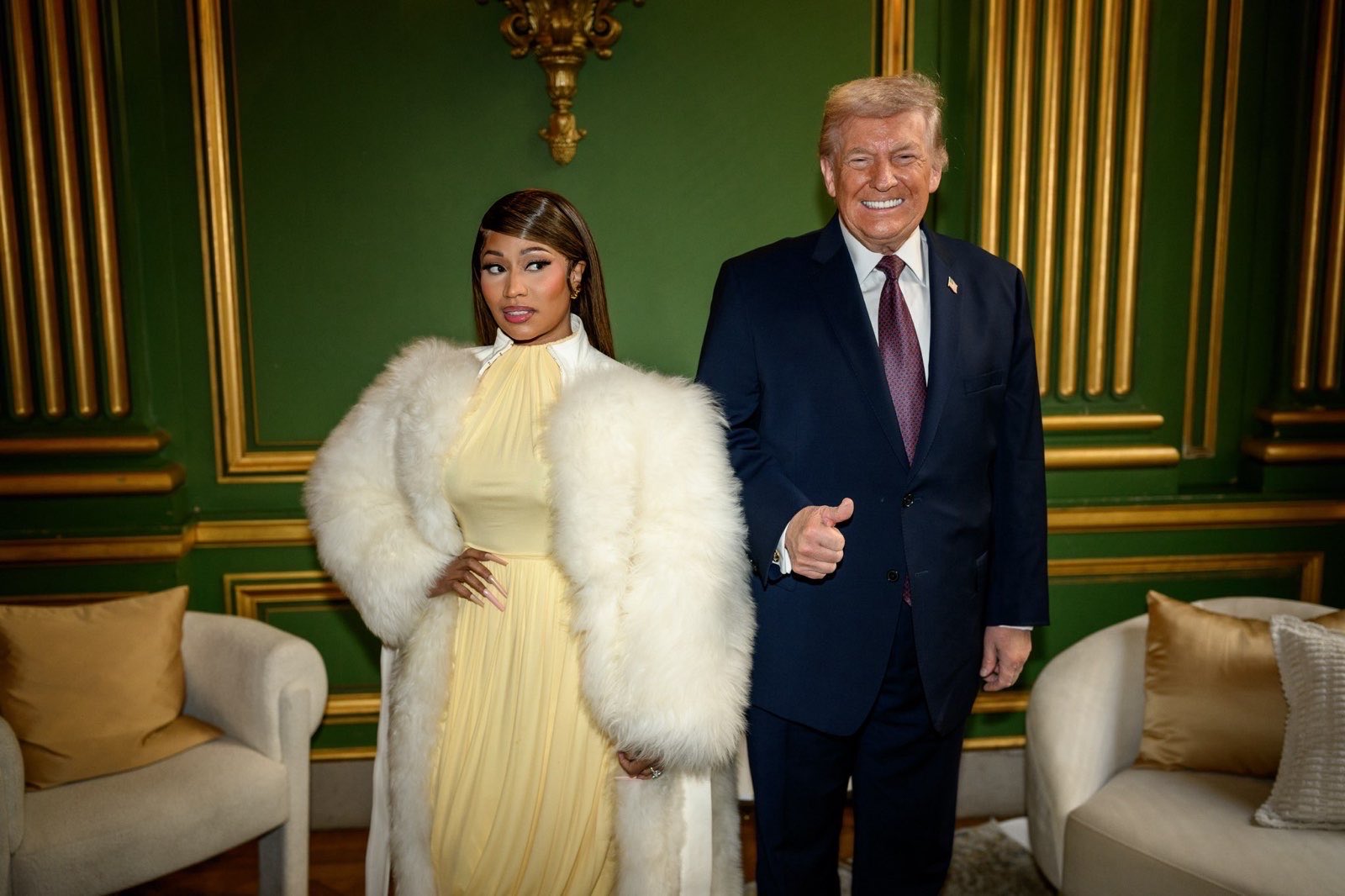 Nicki Minaj and Donald Trump