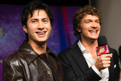 Hudson Williams and Connor Storrie