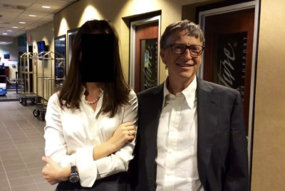 Bill Gates with an Unknown Female