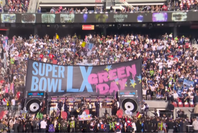 Green Day at Super Bowl LX
