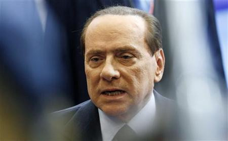 Italy's Prime Minister Silvio Berlusconi