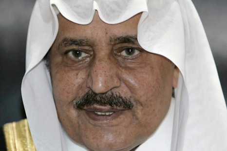 File photo of Saudi Interior Minister Prince Nayef attending a news conference in the holy city of Mecca
