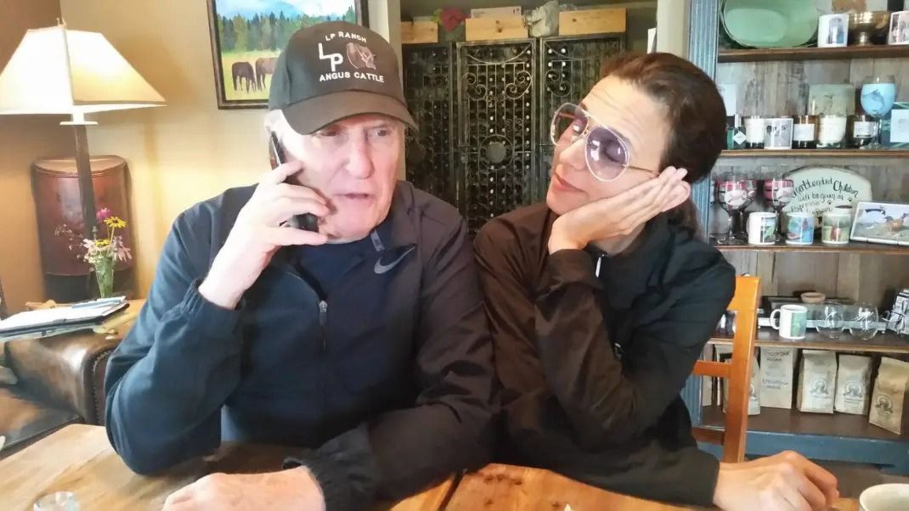 Robert Duvall and Luciana Padreza