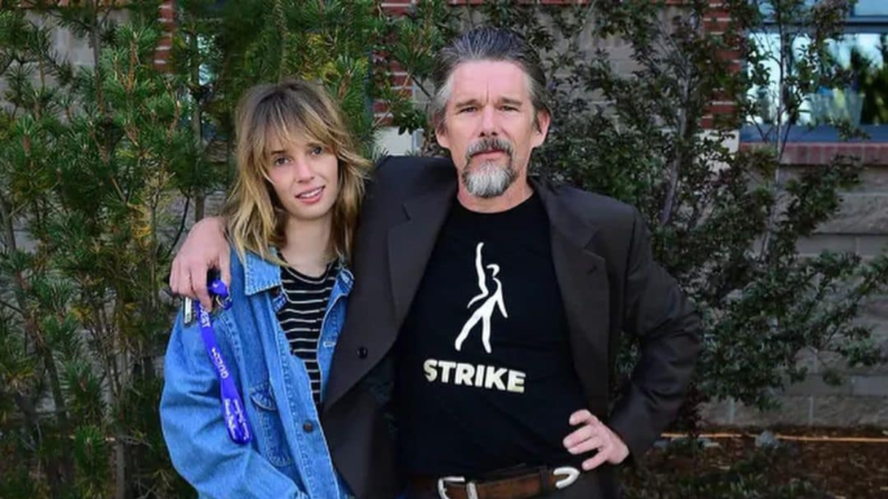 Maya and Ethan Hawke