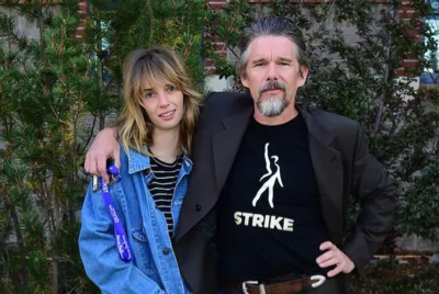 Maya and Ethan Hawke