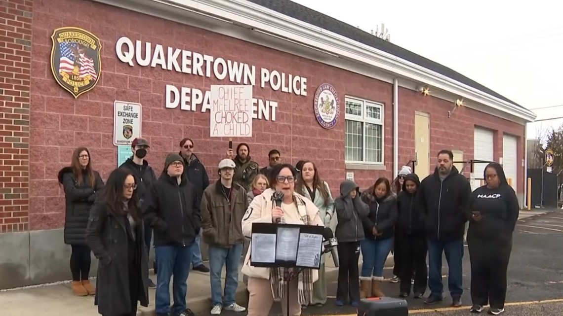 Parents and Rights Groups Question Quakertown Police Conduct After ICE Protest Police Clash With High School Students