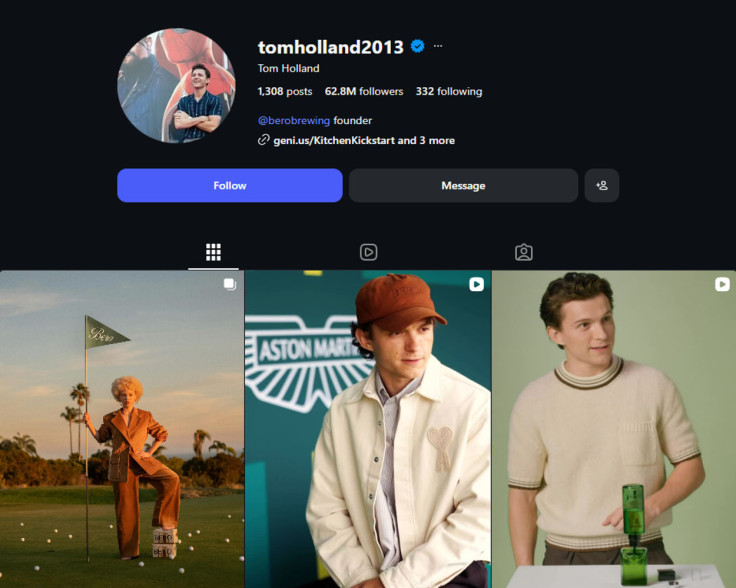 Tom Holland's IG